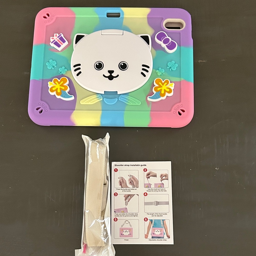 Colorful Cat Tablet Case - Picture 10 of 11